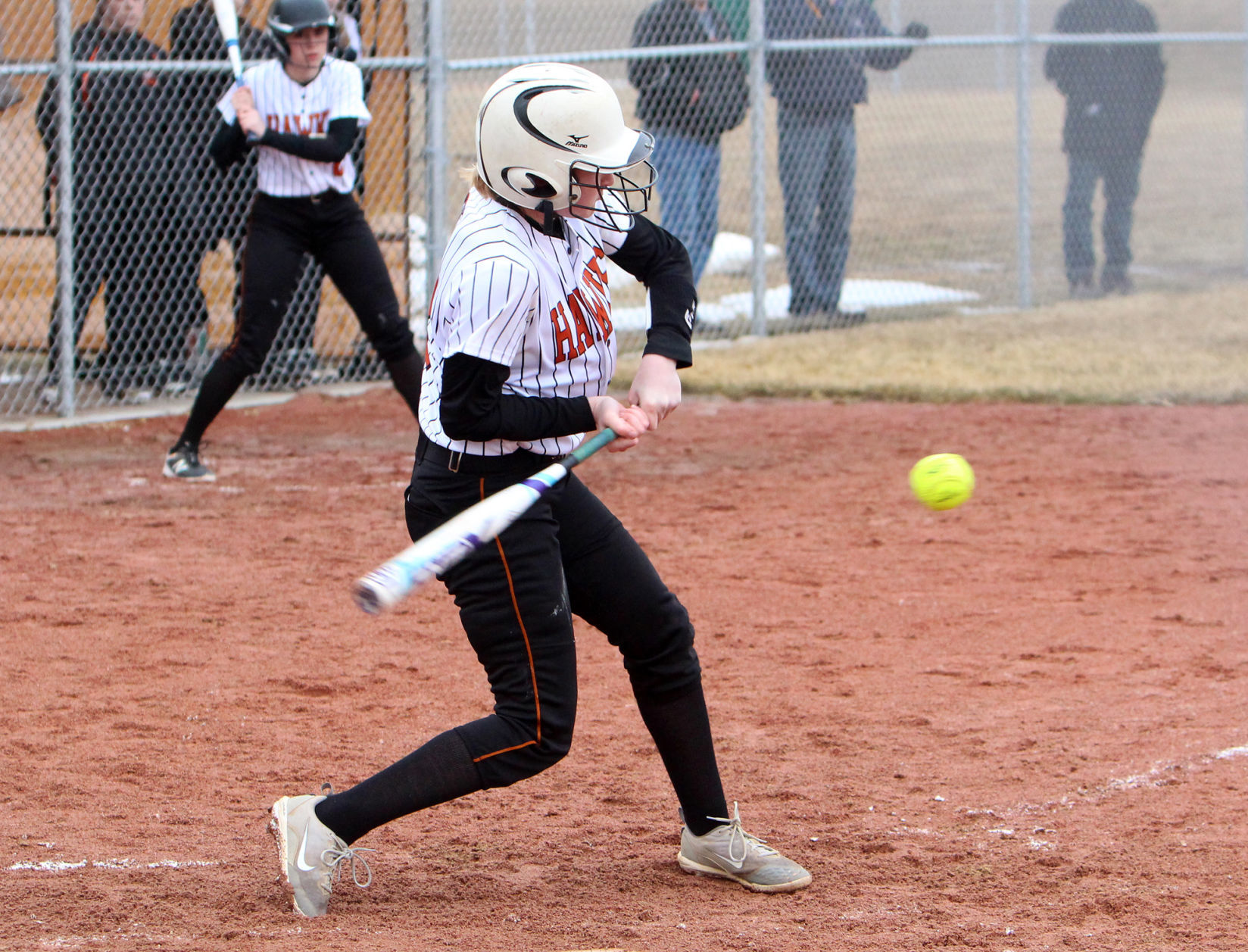 Elk Mound at Bloomer softball 4-4-19
